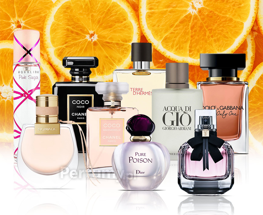 Perfumy z pomarańczą dla kobiet i mężczyzn