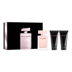 Narciso Rodriguez For Her zestaw - woda perfumowana 50 ml + balsam do ciała 50 ml + żel pod prysznic 50 ml
