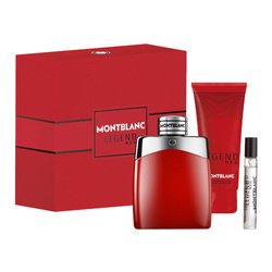 Montblanc Legend Red zestaw - woda perfumowana 100 ml + woda perfumowana 7,5 ml + żel pod prysznic 100 ml