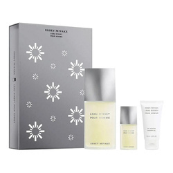 Issey Miyake L'Eau d'Issey pour Homme zestaw - woda toaletowa 125 ml + woda toaletowa 15 ml + żel pod prysznic 50 ml