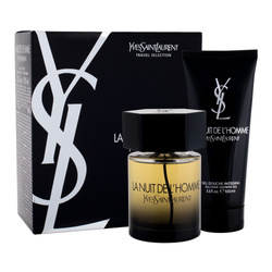Yves Saint Laurent La Nuit De L'Homme zestaw - woda toaletowa 100 ml + żel pod prysznic 50 ml