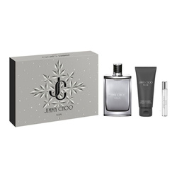 Jimmy Choo Man zestaw - woda toaletowa 100 ml + woda toaletowa 7,5 ml + żel pod prysznic 100 ml