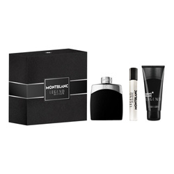 Montblanc Legend zestaw - woda toaletowa 100 ml + woda toaletowa 7,5 ml + żel pod prysznic 100 ml