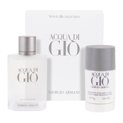 Giorgio Armani Acqua di Gio pour Homme zestaw - woda toaletowa 100 ml + dezodorant sztyft 75 g