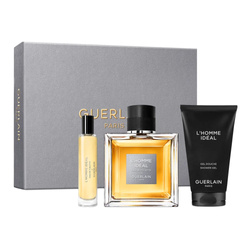 Guerlain L'Homme Ideal zestaw - woda toaletowa 100 ml + woda toaletowa 10 ml + żel pod prysznic 75 ml